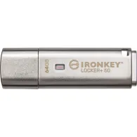 Pendrive Kingston IronKey Locker+ 50 64 GB IKLP50/64GB - Kolor srebrny | Sklep ITnes.pl - IT for BUSINESS