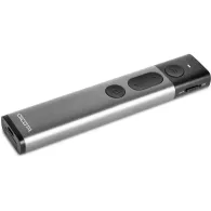 Prezenter bezprzewodowy laserowy Dicota D32075 - 2.4GHz USB dongle, Srebrny