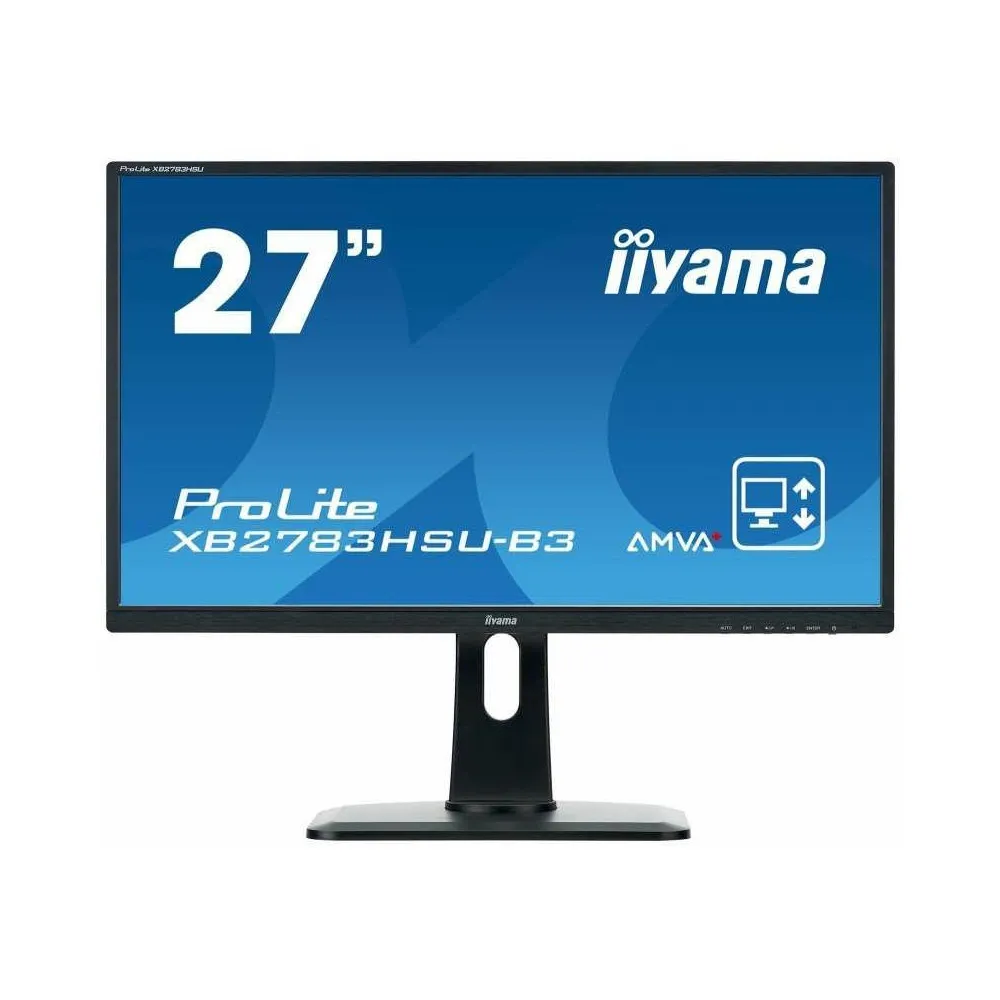 Monitor iiyama XB2783HSU-B3, 27", 1920x1080 (FHD), 75Hz, AMVA+, 4 ms, pivot, Czarny | Sklep ITnes.pl, IT for BUSINESS