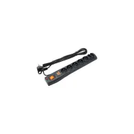 Listwa zasilająca Acar P7 7x 230V PL - 7 gniazd, 3 m, Czarna - W0115 | Sklep ITnes.pl - IT for BUSINESS