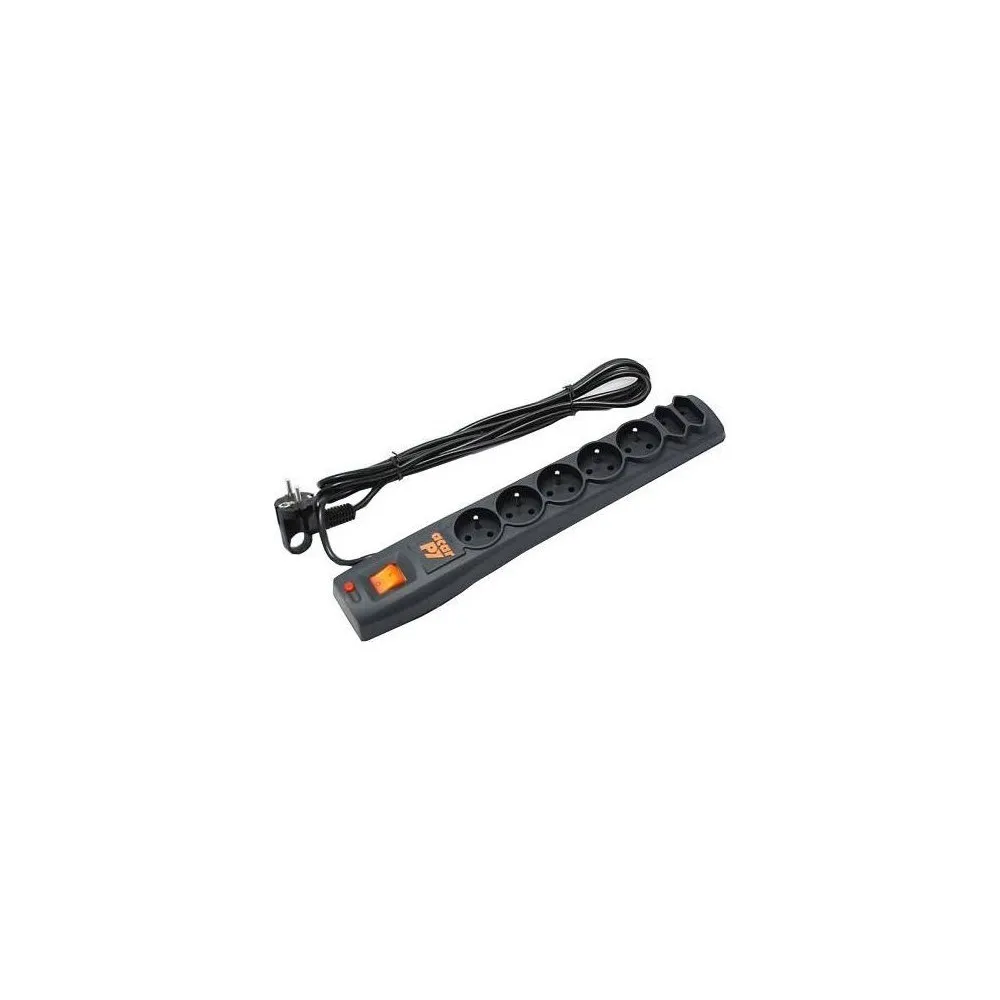 Listwa zasilająca Acar P7 7x 230V PL - 7 gniazd, 3 m, Czarna - W0115 | Sklep ITnes.pl - IT for BUSINESS