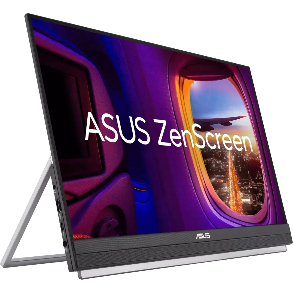 Zdjęcie produktu Monitor ASUS ZenScreen MB229CF Portable MB229CF - 21,5"/1920x1080 (Full HD)/100Hz/IPS/5 ms/pivot/USB-C/Czarny