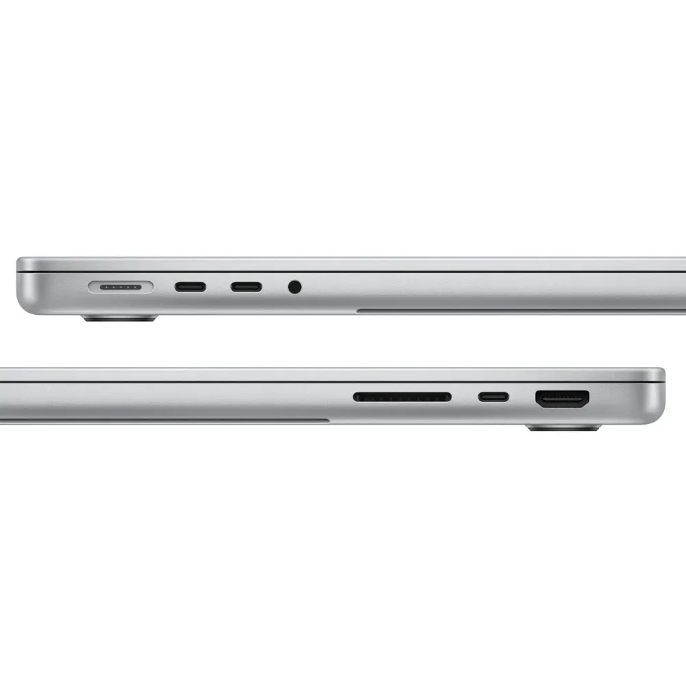 Laptop Apple MacBook Pro 14 M3 2023 MRX63ZE/A - Apple M3 Pro/14,2" 3024x1964 Liquid Retina XDR HDR/RAM 18GB/512GB/Srebrny/macOS/1CI - zdjęcie