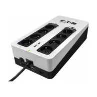 Zasilacz awaryjny UPS Eaton 3S 3S700F, Compact, 420 W, 8 gniazd francuskich, 1 x RS-232, 2 x USB, Czarny, Biały | Sklep ITnes.pl