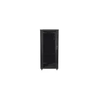 Szafa rack 19" 27U Lanberg FF01-6627-12B, 600 x 600 x 1381 mm, drzwi szklane | Sklep ITnes.pl, IT for BUSINESS