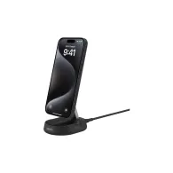 Ładowarka indukcyjna Belkin BoostCharge Pro Convertible Magnetic Wireless Charging Stand with Qi2 15W WIA008BTBK - Czarna