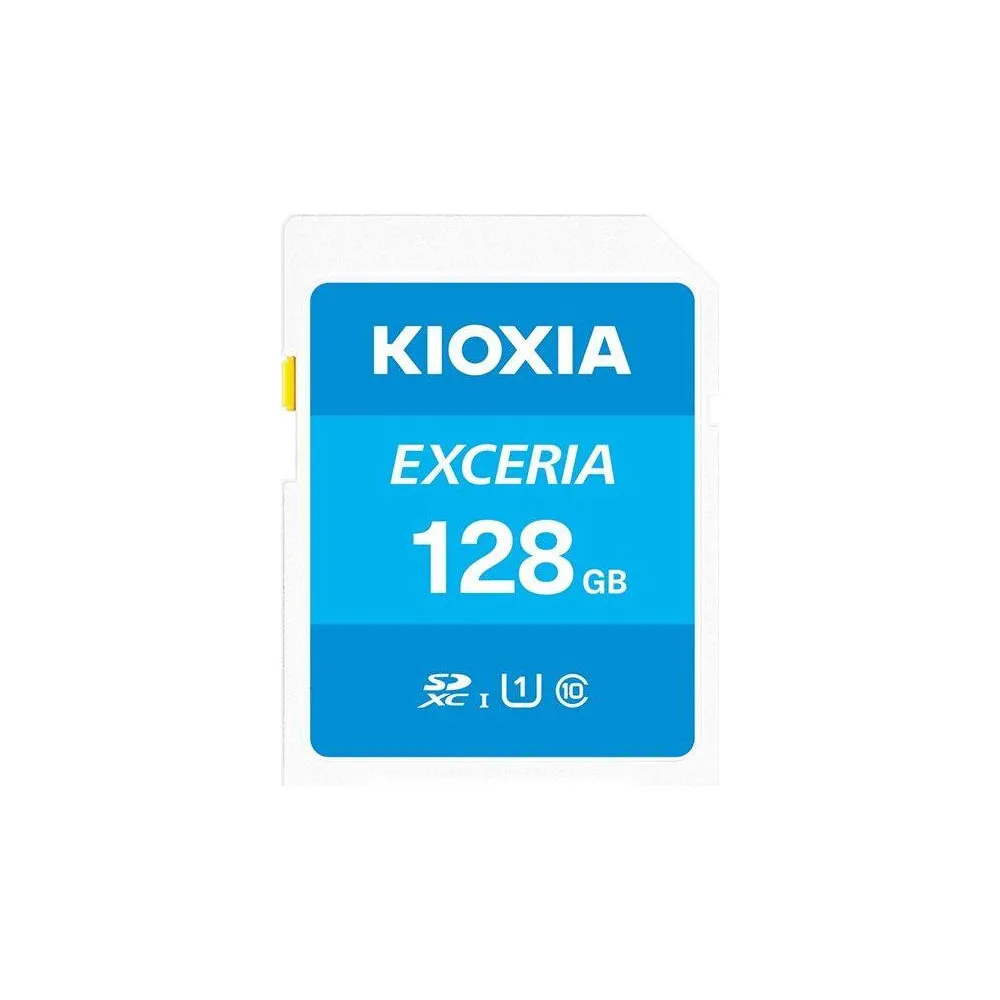 Karta pamięci KIOXIA Exceria SDXC 128 GB Class 10 UHS-I/U1 LNEX1L128GG4 - Biała, Niebieska | Sklep ITnes.pl - IT for BUSINESS Karta pamięci KIOXIA Exceria SDXC 128 GB Class 10 UHS-I/U1 LNEX1L128GG4 - Biała, Niebieska | Sklep ITnes.pl - IT for BUSINESS