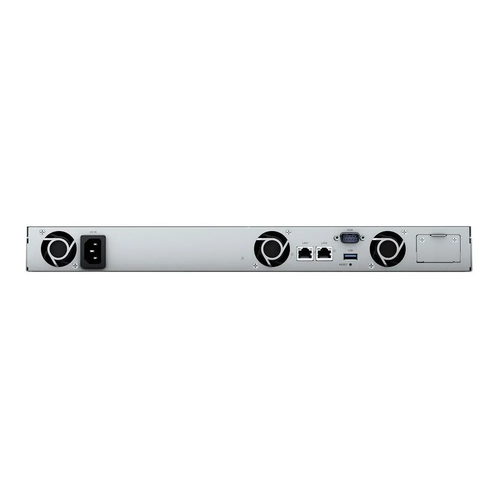 Serwer NAS Synology RackStation RS422WQRK - Rack (1U)/AMD Ryzen R1600/2 GB RAM/32 TB/4 wnęki/hot-swap/3 lata Carry-in