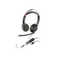 Słuchawki nauszne Poly Blackwire 5220 USB-A Headset 207576-201 - Czarne | Sklep ITnes.pl - IT for BUSINESS