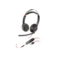 Słuchawki nauszne Poly Blackwire 5220 USB-A Headset 207576-201 - Czarne | Sklep ITnes.pl - IT for BUSINESS