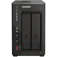 Serwer NAS QNAP Tower TS-253E-LTT, Tower, Intel Celeron J6412, 8GB RAM, 32TB, 2TB cache, 2 wnęki, 2 x M.2, hot-swap, 3 lata CI |