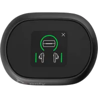 Słuchawki bezprzewodowe Poly Voyager Free 60+ UC M Carbon Black Earbuds +BT700 USB-A Adapter +Touchscreen Charge Case 7Y8G9AA
