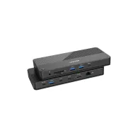 Stacja dokująca Unitek USB-C 4K KVM Docking Station D1077A - Czarna