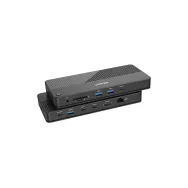 Stacja dokująca Unitek USB-C 4K KVM Docking Station D1077A - Czarna