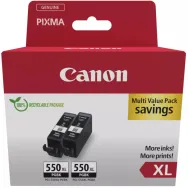 Dwupak tuszów Canon PGI-550XL Black 6431B010 - Oryginał, 1000 stron