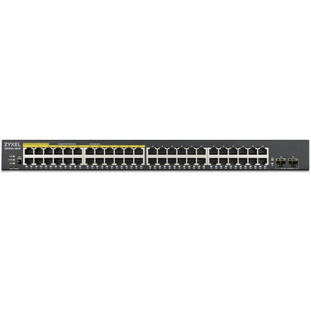 Switch zarządzalny Zyxel GS190048HPV2-EU0101F, 48x 10|1000Mbps RJ45, 2x 1Gbps SFP, POE+ 170W | Sklep ITnes.pl, IT for BUSINESS