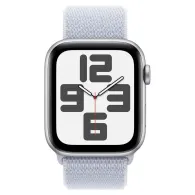 Smartwatch Apple Watch SE 2 gen MXGE3ET/A - 40mm, GPS + Cellular, srebrne aluminium z opaską sportową w kol. błękitnego obłoku