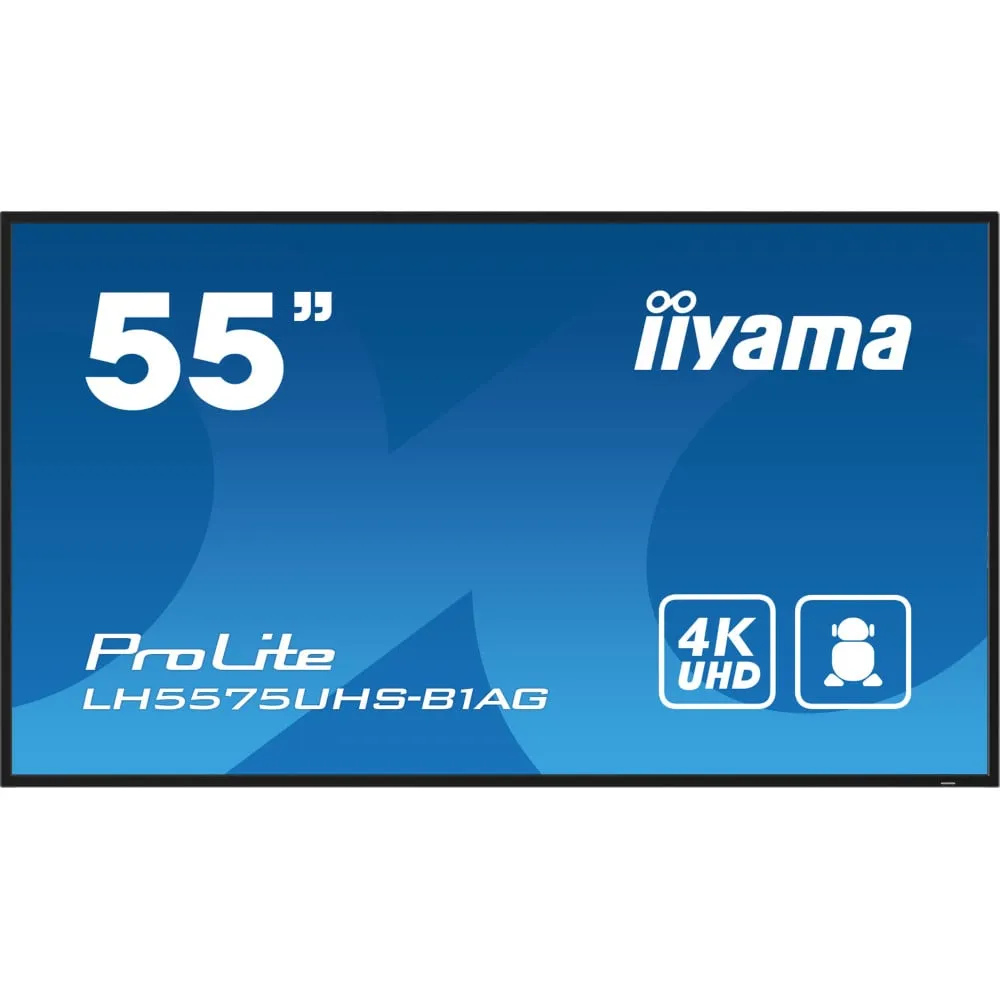 Monitor iiyama ProLite LH5575UHS-B1AG, 54,6", 3840x2160 (4K), IPS, 8 ms, Czarny | Sklep ITnes.pl, IT for BUSINESS