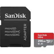 Karta pamięci SanDisk Ultra microSDXC 256GB 150MB/s + adapter SDSQUAC-256G-GN6MA - Szara, Czarowna | Sklep ITnes.pl - IT for BUS