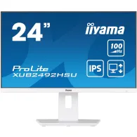 Monitor iiyama ProLite XUB2492HSU-W6, 23,8", 1920x1080 (FHD), 100Hz, IPS, FreeSync, 0,400 ms, pivot, Biały | Sklep ITnes.pl, IT 
