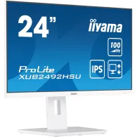 Monitor iiyama ProLite XUB2492HSU-W6, 23,8", 1920x1080 (FHD), 100Hz, IPS, FreeSync, 0,400 ms, pivot, Biały | Sklep ITnes.pl, IT 