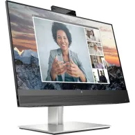 Monitor HP E24m G4 FHD USB-C Conferencing Monitor 40Z32AA, 23,8", 1920x1080 (FHD), 75Hz, IPS, 5 ms, kamera, USB-C, Czarno-srebrn