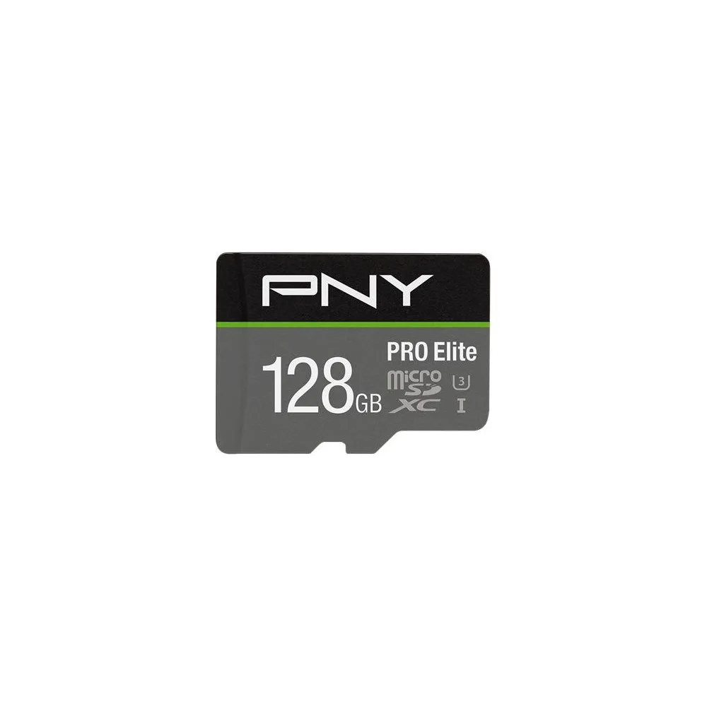 Karta pamięci PNY PRO Elite MicroSDXC 128 GB P-SDU128V31100PRO-GE - Czarna, Szara | Sklep ITnes.pl - IT for BUSINESS