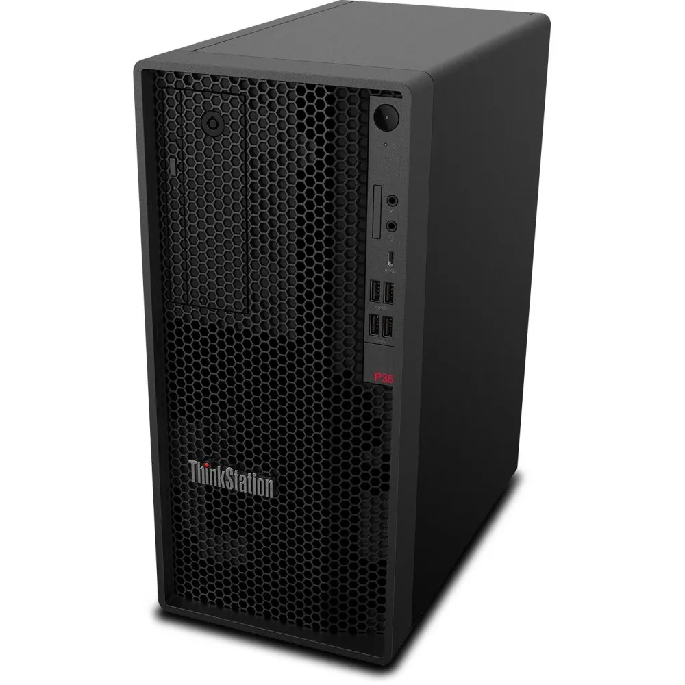 Stacja robocza Lenovo ThinkStation P360 Tower 30FM000KPB - Tower/i7-12700 vPro/RAM 16GB/SSD 512GB/Windows 11 Pro/3 lata On-Site - zdjęcie