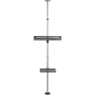 Uchwyt podłogowo-sufitowy na monitor Techly LED/LCD/PDP 37-70" 105612 - 30 kg/Kolor srebrny/Czarny | Sklep ITnes.pl - IT for BUS