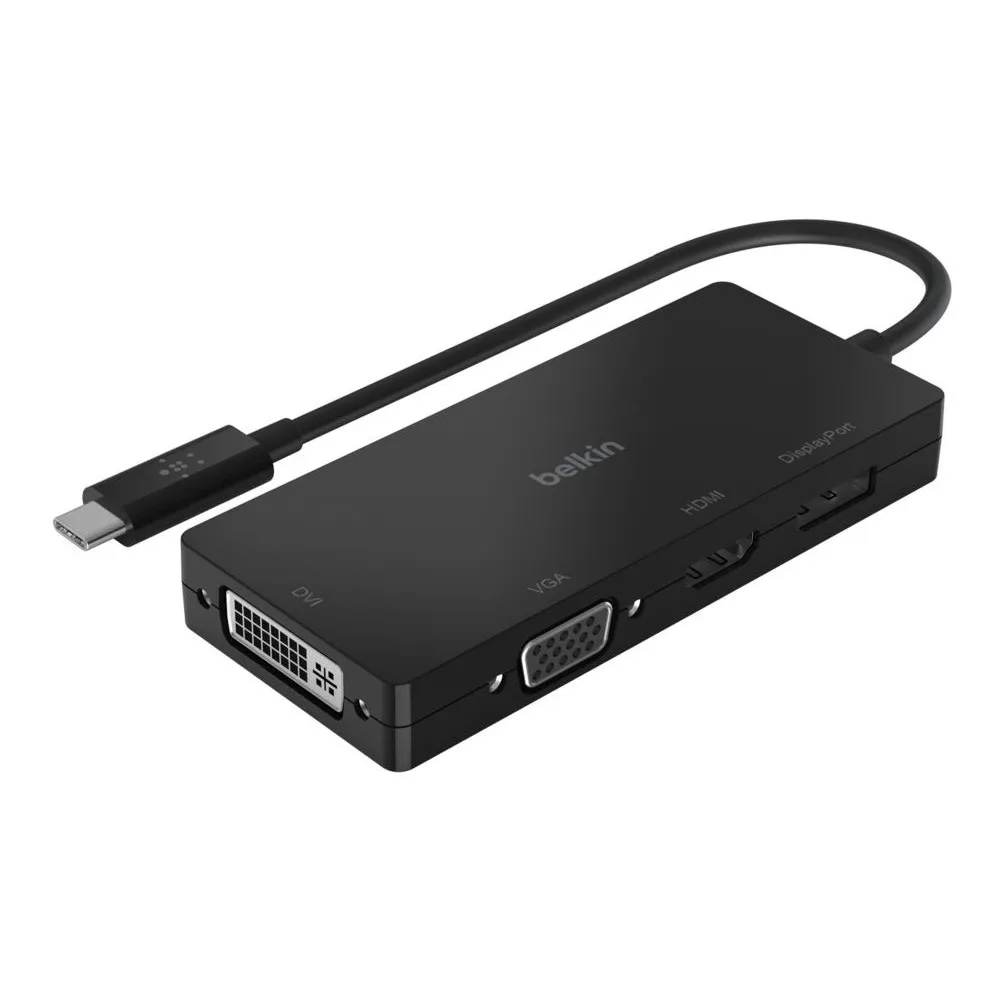 Replikator portów wideo Belkin AVC003BTBK USB-C / HDMI, VGA, DVI, DisplayPort, Czarny | Sklep ITnes.pl, IT for BUSINESS
