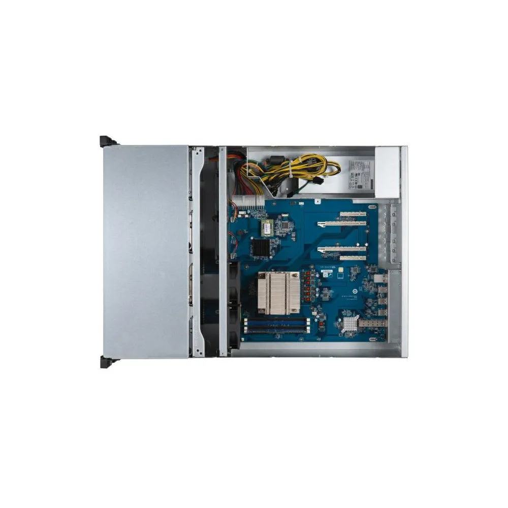 Serwer NAS QNAP Rack TS-2477XU-RP-2600-16G - Rack (4U)/AMD Ryzen 5 2600/16 GB RAM/24 wnęk/hot-swap - zdjęcie