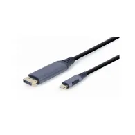 Kabel Gembird USB-C to DisplayPort CC-USB3C-DPF-01-6, 4K 60 Hz, 1,8 m, Czarno-szary | Sklep ITnes.pl, IT for BUSINESS