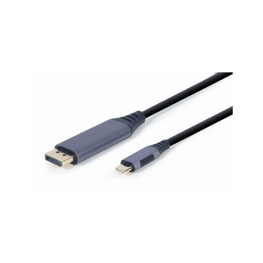 Kabel Gembird USB-C to DisplayPort CC-USB3C-DPF-01-6, 4K 60 Hz, 1,8 m, Czarno-szary | Sklep ITnes.pl, IT for BUSINESS