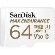 Karta SanDisk Max Endurance MicroSDXC 64 GB Class 10 UHS-I/U3 V30 SDSQQVR-064G-GN6IA - Biała | Sklep ITnes.pl - IT for BUSINESS