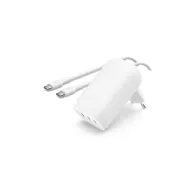 Ładowarka sieciowa Belkin BoostCharge 3 Port USB-C Wall Charger with PPS 67W WCC002VF2MWH-B6 - kabel USB-C do USB-C, Biała