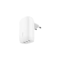 Ładowarka sieciowa Belkin BoostCharge 3 Port USB-C Wall Charger with PPS 67W WCC002VF2MWH-B6 - kabel USB-C do USB-C, Biała