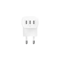 Ładowarka sieciowa Belkin BoostCharge 3 Port USB-C Wall Charger with PPS 67W WCC002VF2MWH-B6 - kabel USB-C do USB-C, Biała