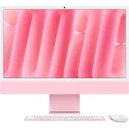Komputer All-in-One Apple iMac 24 M4 2024 MWV53ZE/A, Apple M4, 24" 4480x2520 Retina, 16GB, 512GB, Różowy, WiFi, macOS, 1CI | Skl