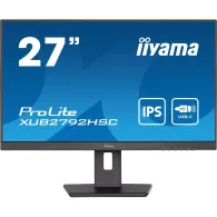 Monitor iiyama ProLite XUB2792HSC-B5, 27", 1920x1080 (FHD), 75Hz, IPS, 4 ms, pivot, USB-C, Czarny | Sklep ITnes.pl, IT for BUSIN