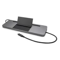 Stacja dokująca i-tec USB-C Metal Ergonomic 4K 3x Display Docking Station Power Delivery 85W C31FLATDOCKPDPRO, Kolor grafitowy |