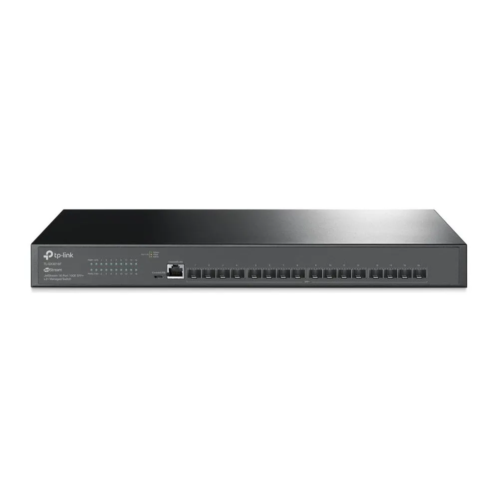 Switch zarządzalny TP-Link TL-SX3016F, 16x SFP+ 10GbE, redundantne zasilanie | Sklep ITnes.pl, IT for BUSINESS