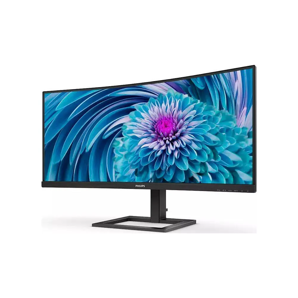 Monitor Philips 346E2CUAE/00 - 34"/3440x1440 (UWQHD)/100Hz/21:9/zakrzywiony/VA/4 ms/USB-C/Czarny