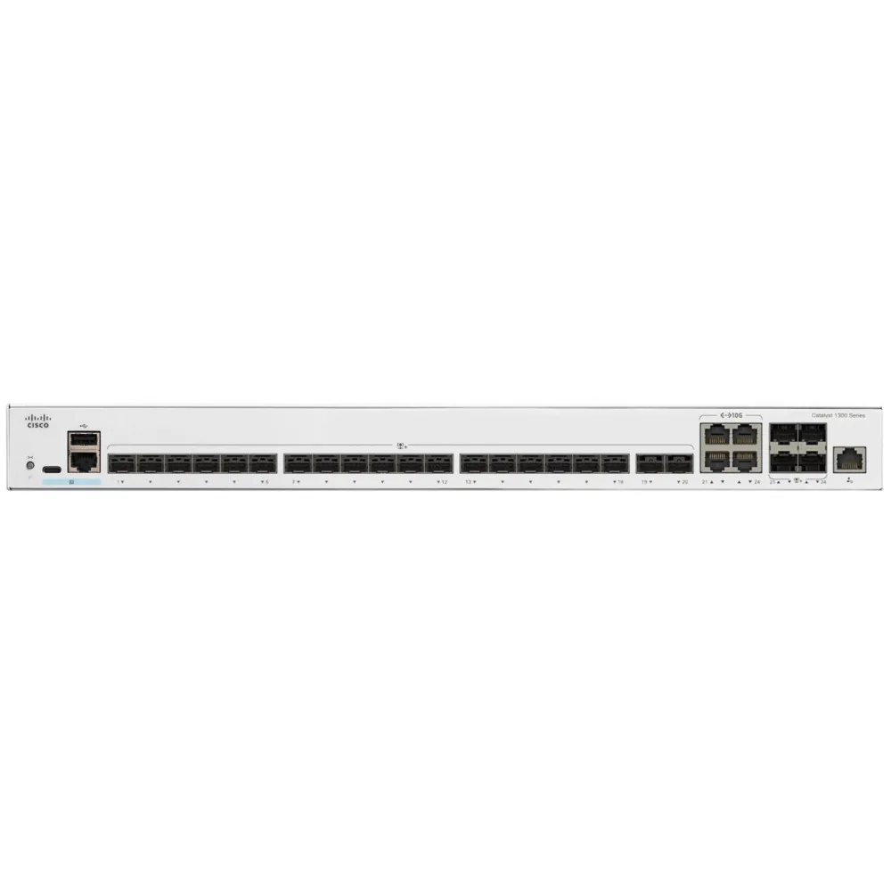 Switch zarządzalny Cisco Catalyst C1300-24XS, 20x 10GbE SFP+, 4x 10GbE RJ45|SFP+ combo | Sklep ITnes.pl, IT for BUSINESS