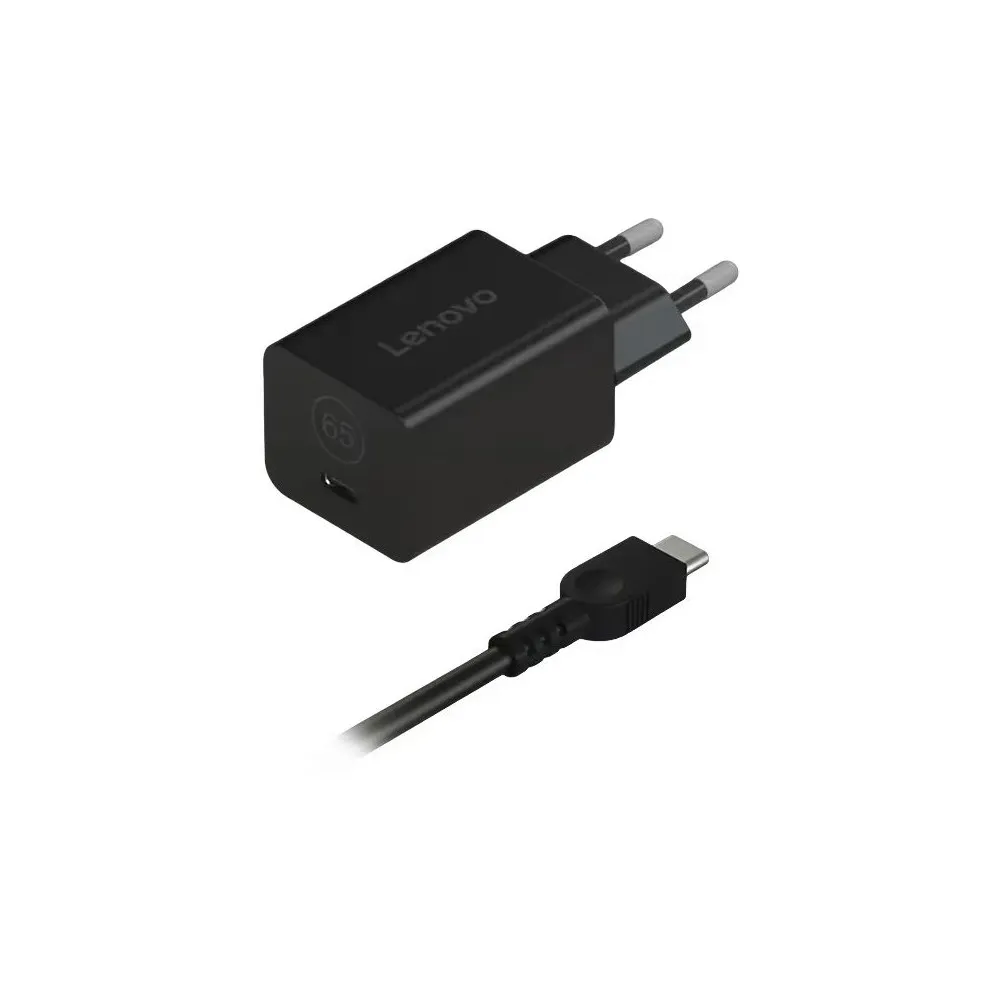 Zasilacz USB-C Lenovo Lenovo GaN Nano 65W 40AWGN65EU - Czarny