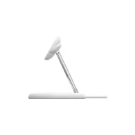 Ładowarka indukcyjna Belkin BoostCharge Pro Qi2 3-in-1 MagSafe Tilting Charging Stand 15W WIZ023VFWH - Biała