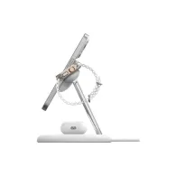Ładowarka indukcyjna Belkin BoostCharge Pro Qi2 3-in-1 MagSafe Tilting Charging Stand 15W WIZ023VFWH - Biała