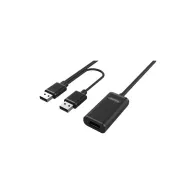Kabel przedłużacz Unitek USB 2.0 AM-AF Y-278, 10 m, Czarny, Dodatkowe zasilanie | Sklep ITnes.pl, IT for BUSINESS