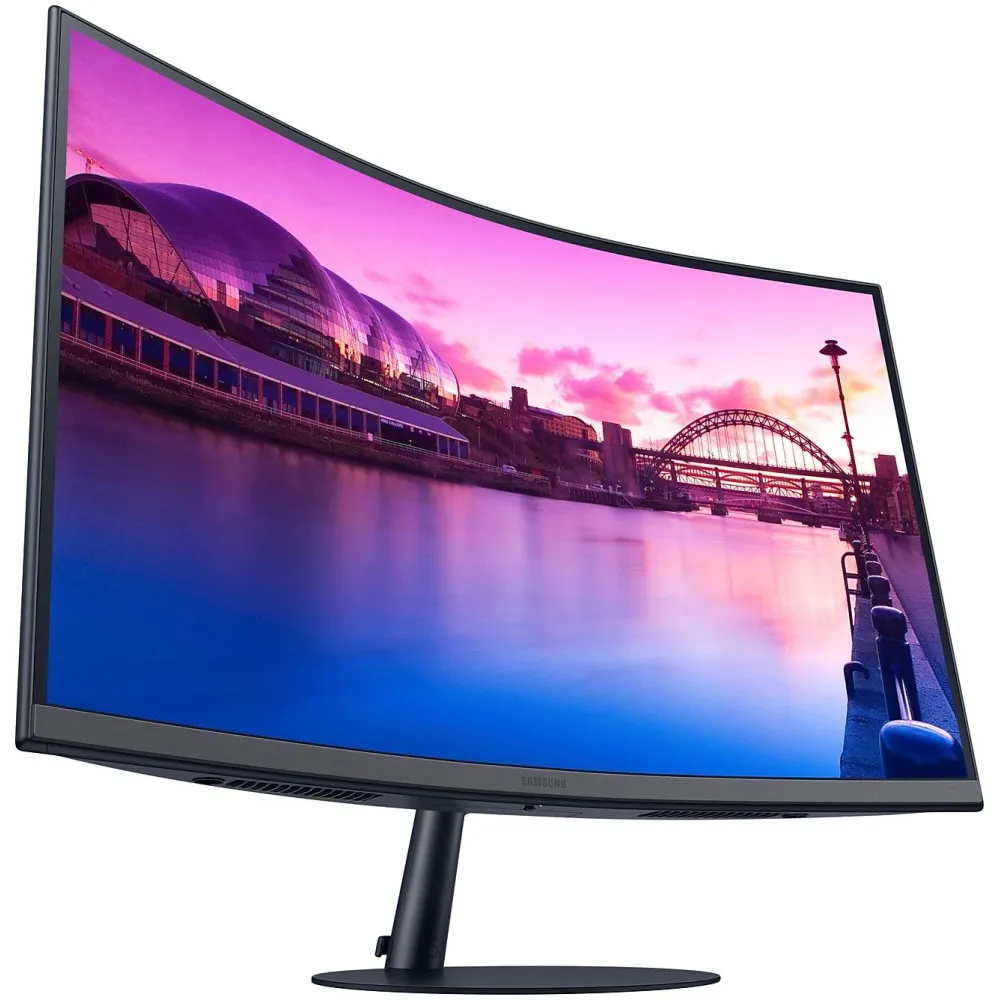 Zdjęcie produktu Monitor Samsung Essential LS32C390EAUXEN - 32"/1920x1080 (Full HD)/zakrzywiony/VA/FreeSync/4 ms/Czarny