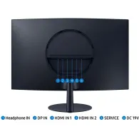 Monitor Samsung Essential LS32C390EAUXEN, 32", 1920x1080 (FHD), zakrzywiony, VA, FreeSync, 4 ms, Czarny | Sklep ITnes.pl, IT for
