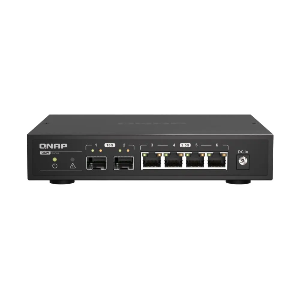 Switch niezarządzalny QNAP QSW-2104-2S-EU, 4 x 2,5Gbps, 2 x 10Gbps SFP+ | Sklep ITnes.pl, IT for BUSINESS